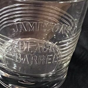 2 Jameson Clear Glass Tumbler